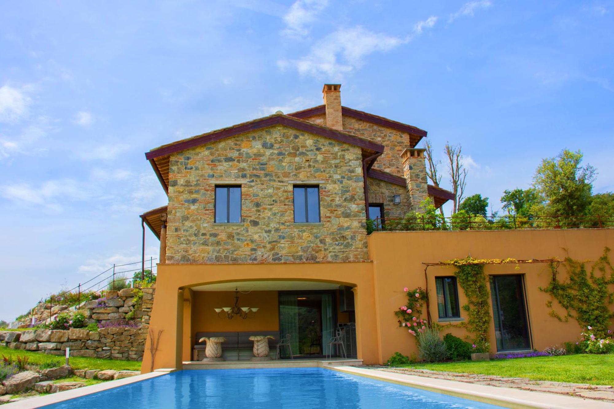 Villa Privata Con Piscina A Riparbella Castellina Marittima Ngoại thất bức ảnh